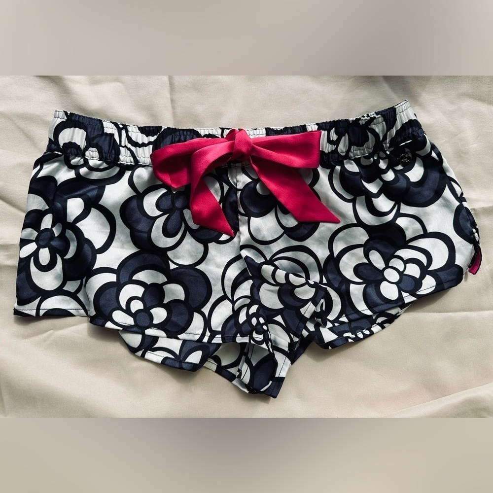 Juicy Couture satin feel sleep shorts‎